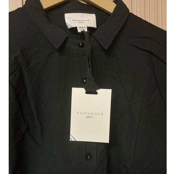 Pomander Place by Tuckernuck Black Finley Flutter Sleeve Dress Size XXL - Picture 5 of 7